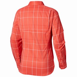 Columbia Silver Ridge™ Lite Plaid Långärmad Tröja Dam Rosa (AJBPU4736)